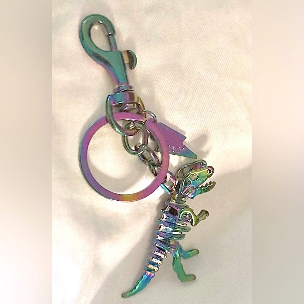 T REXY IRIDESCENT CHARM / KEYCHAIN